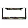 BLVD CAMO Black Heavy Duty Metal License Plate Frame Tag