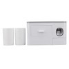 Toothpaste Dispenser Wall Mounted Toothpaste Dispenser Squeezer Kit for Bathroom
