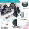 Selizo Hair Curlers 36 Pcs Set with 24Pcs Hair Curlers