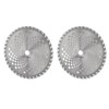 2PCS Lawn Trimmer Blade Head Alloy Steel 10in Accurate Cutting