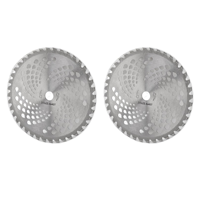 2PCS Lawn Trimmer Blade Head Alloy Steel 10in Accurate Cutting
