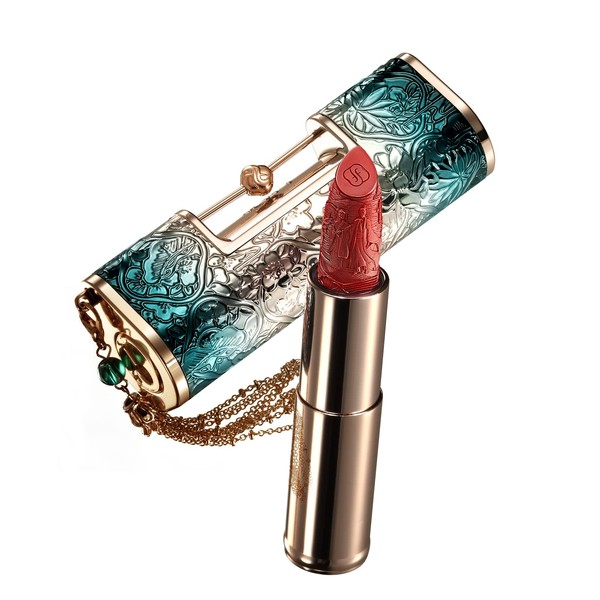 [Official] Hananishiko FLORASIS Hyakka Concentric Tablets Carved Lipstick Lipstick, Non-Fading,