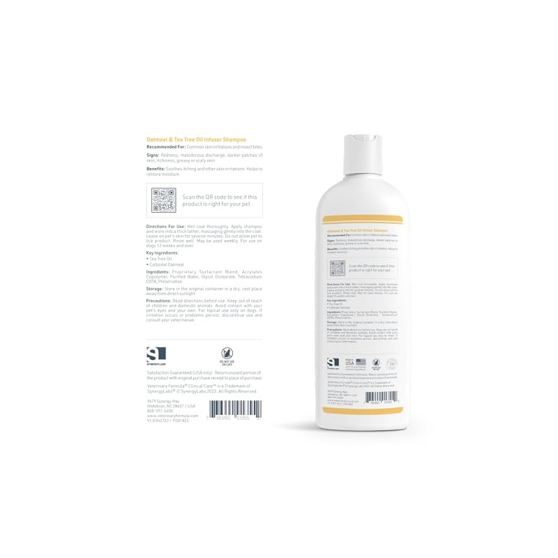 Veterinary Formula Clinical Care - Champú para perros con avena