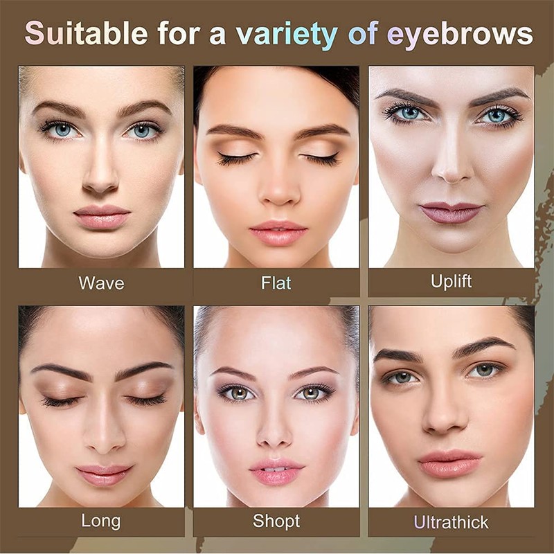 Eyebrow Stamp Waterproof, Eyebrow Stamp Kit, Eyebrow Stencil Design Kit,