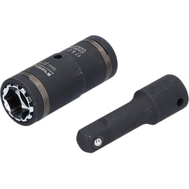 BRILLIANT TOOLS BT691011 4-in-1 Impact Socket Set, 2 Pieces [Powered by KS Tools]