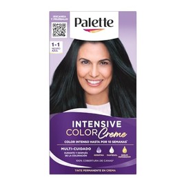 Palette Tinte para cabello color creme, negro azulado 1-1, 0.165 kilograms, 1 unidad, 1