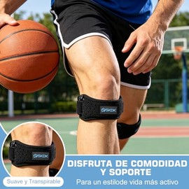 Rodilleras Deportivas 2 Piezas, Salandens Rodilleras Para Proteger La Banda Rotuliana,Cinta Rotuliana Para Rodilleras De Running,Protege Tus Rodillas,