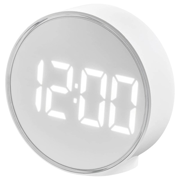 IKEA/IKEA PLUGGET/Pulget: Alarm Clock 4.3 inches (11 cm), White (205.227.20)