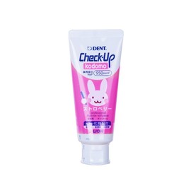 Lion Dental Materials Lion Check Up Kodomo 2.1 oz (60 g) Strawberry Paste Pink Tube 2.1 oz (60 g) (x1)