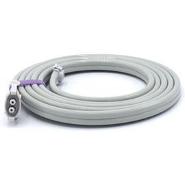 Manguera adaptadora NIBP de 8,2 pies, tubo de presión arterial dual con conector 10094 y conector BP46 para manguito BP                               