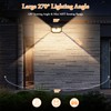 2-Pack Solar Outdoor Lights, Super Bright Solar Powered Motion Sensor