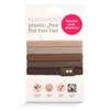 Kooshoo Cotton Organic Hair Ties, Blonde