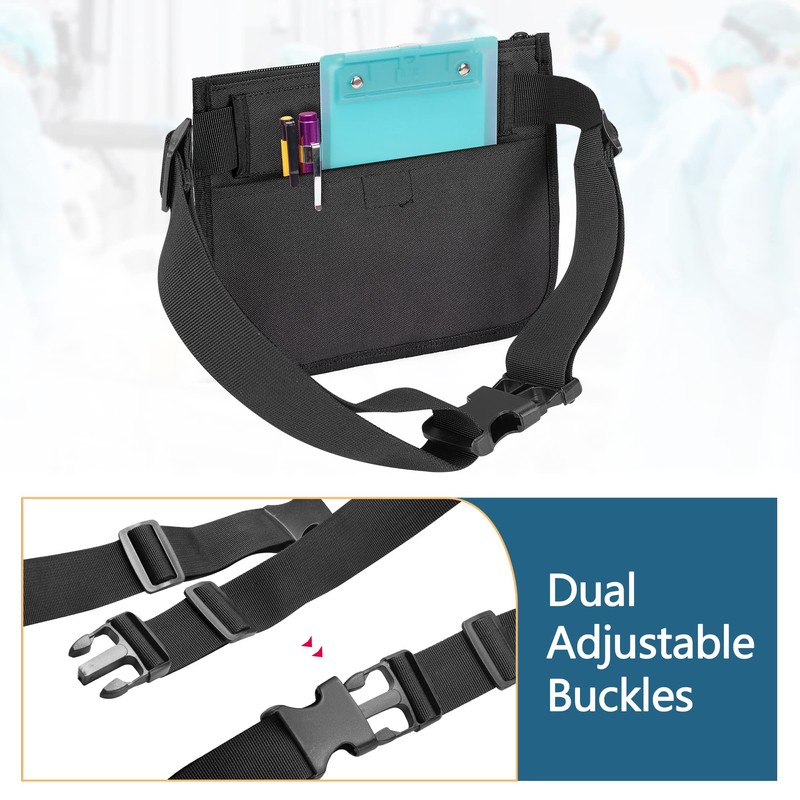 Damero Nurse Belt Pouch Belt Bag for Stethoscopes, Bandage Scissors