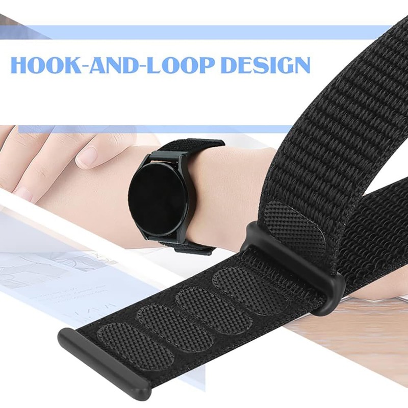 HREDZEO Elastic Nylon Straps,Nylon Strap Adjustable Straps Lightweight Watch Strap