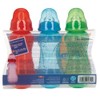 Nuby - Botellas de cuello estándar antigoteo, 10 onzas, neutros