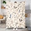 Western Cowboy Throw Blanket Wild West Cowboy Fleece Blanket American