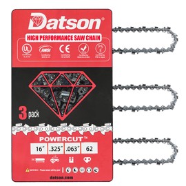 FOR Stihl Chainsaw Chain 16 Inch .325" Pitch .063" Gauge 62 Drive Links- 26RM3 62 Fits STIHL 025, MS250, MS251 and More- 36890050062, L62 (3 Chains)