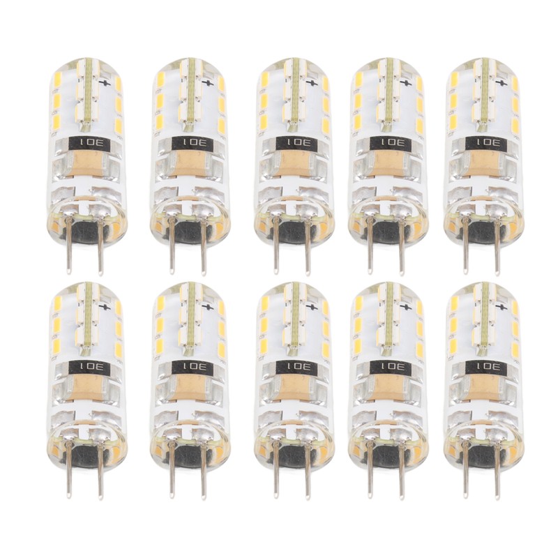 10pcs G4 LED Bulb Double Feet Base 1.5W AC110V 110LM