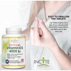 Vitamin D 4000iu - 400 Premium Vitamin D3 Easy-Swallow Micro