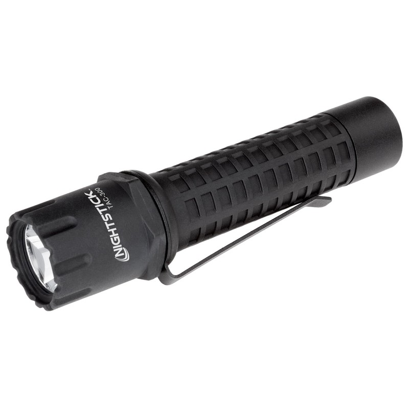 Nightstick TAC-300B Polymer Tactical Flashlight, Non-Rechargeable, 5.5-Inch, Black