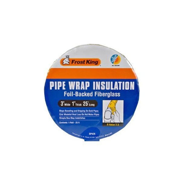 PIPE WRAP FOIL BACKED25'