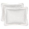 Historic Charleston King Charles Matelasse 13990020X026WHI Standard Sham, White