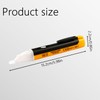Bojueshaw 2pcs Non-Contact Digital Voltage Tester,Safe Electrical Pen,Wire Breakpoint Finder,Electric