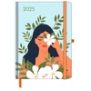 GreenLine Diary Happy Vibes 2025 - Book Calendar - Pocket