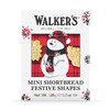 Walker’s Assorted Mini Shortbread Cookies in Festive Shapes- Snowman Shortbread