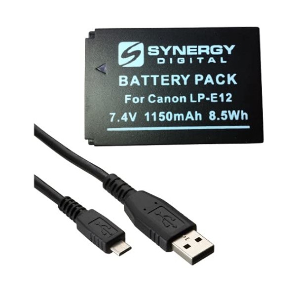 Synergy Digital Accessory Kit, Works with Canon EOS M50 Mark