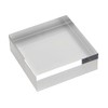 Square Acrylic Block 50 x 50 x 20 mm Transparent,