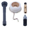 Oil Pump Worm Gear Oil Filter Hose Line For Stihl