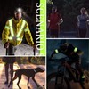 ABRVUAHM Reflective Running Vest, Elastic Adjustable Reflective Vest Gear High
