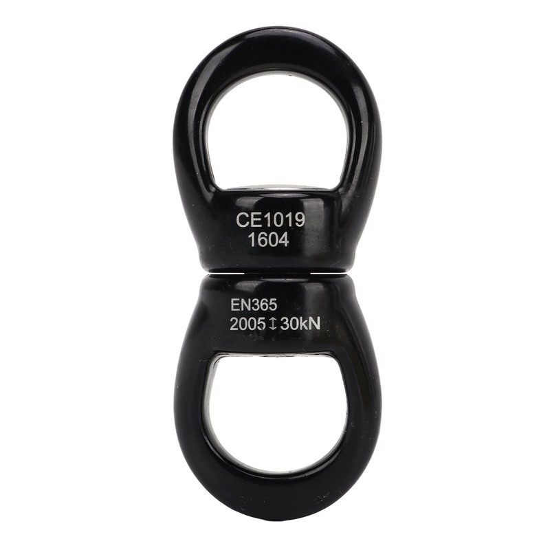Swing Swivel Hook Stainless Steel 360° Rotatable Wear Resistant Black