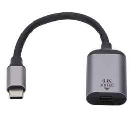 Type C Male to Mini DP Female Adapter HD Video Mirroring Converter for Laptop Computer Tablet