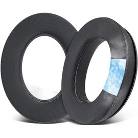 SOULWIT Ersatz Ohrpolster für Kingston HyperX Cloud Revolver, Revolver S Gaming Kopfhörer (Model Number HX-HSCR-BK/NA)