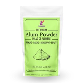 Alebrixes - Alum Powder 250 gr (8.8 oz) | Polvo de Alumbre - Polvo para encurtidos | Granulated Potassium Alum Powder - Pickling Powder | Imported from Mexico
