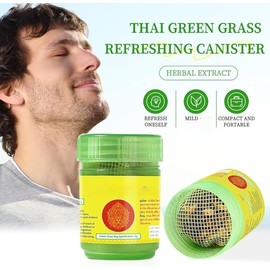 Thai Herbal Inhaler,Thailand Inhaler,Blocked Nose Relief,Congestion Relief,Thai Smelling Herb,Thai Natural Herb Inhaler,Aromatherapy Inhaler,Nasal Moisturizer,Nasal Cream,Easy to Breathe