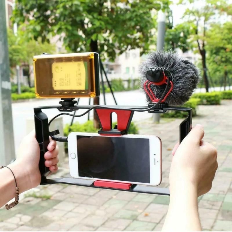 Film Making Vlogging Kit Video Camera Rig Stabilizer Cage For