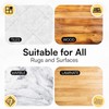 Poraceous Teppich Antirutschunterlage, Waschbare Antirutsch Pads für Sicheren Halt, Wiederverwendbarer