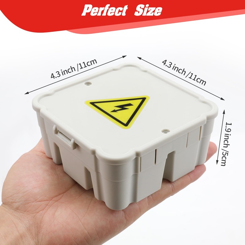 Open Splice Junction Box (Single), One-Piece Junction Box Splice Box.