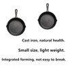 AISIBO 4 Inch Small Cast Iron Skillet, Pre Seasoned Mini