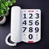 Corded Big Button Phone for Seniors Home, Wired Large Number