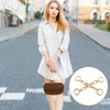 TEHAUX 2pcs Short Bag Chain Gold Wallet Straps for Crossbody