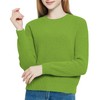 Urban CoCo Women's Solid Long Sleeve Crew Neck Knitted Pullover