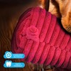 Zappi Co Pink Hippo Dragon Plush Dog Toy with Squeaker
