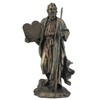 9.75 Inch Moses Holding The 10 Commandments Cold Cast Bronze Figurine