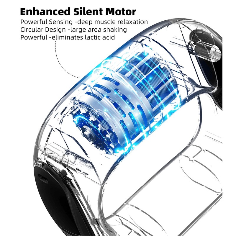 Heatable Fascia Ring Massager with 5 Modes / 5 Intensities,