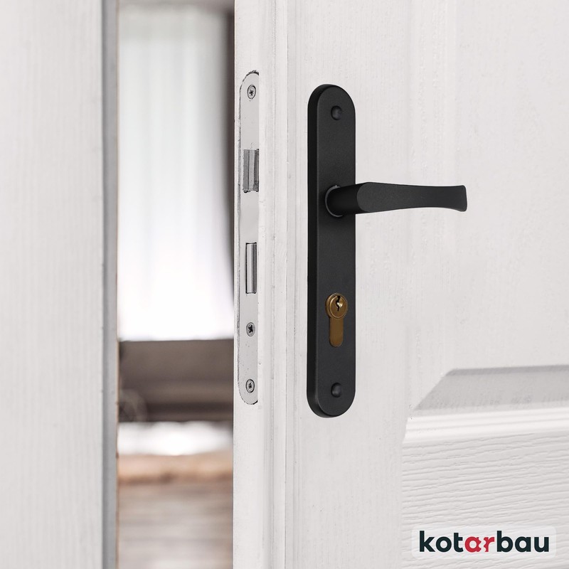 KOTARBAU® Door Handle 72 mm Right Left for Profile Cylinder