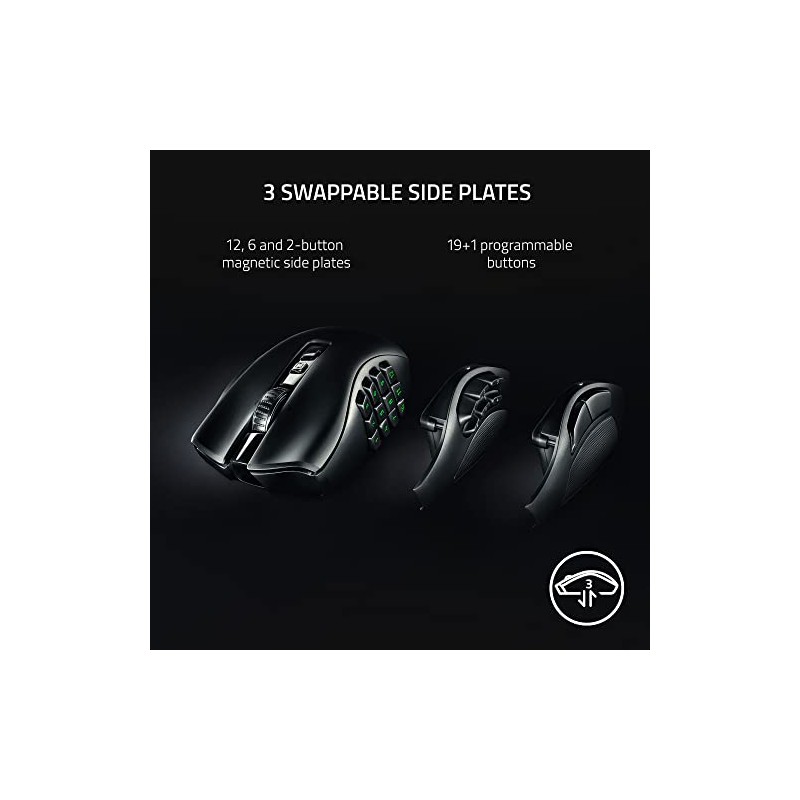 Razer Naga V2 Pro - Mouse Gamer Inalámbrico MMO